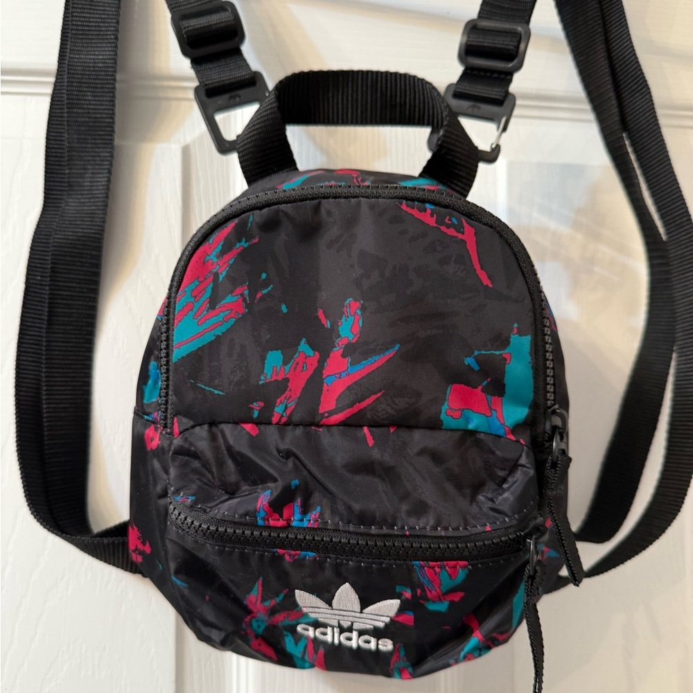 Adidas Black Mini Backpack like new